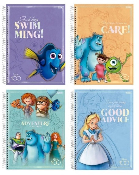 CADERNO 1X1 C.D. DISNEY 